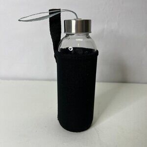 Glass H2O Bottle w/ Neoprene Cover